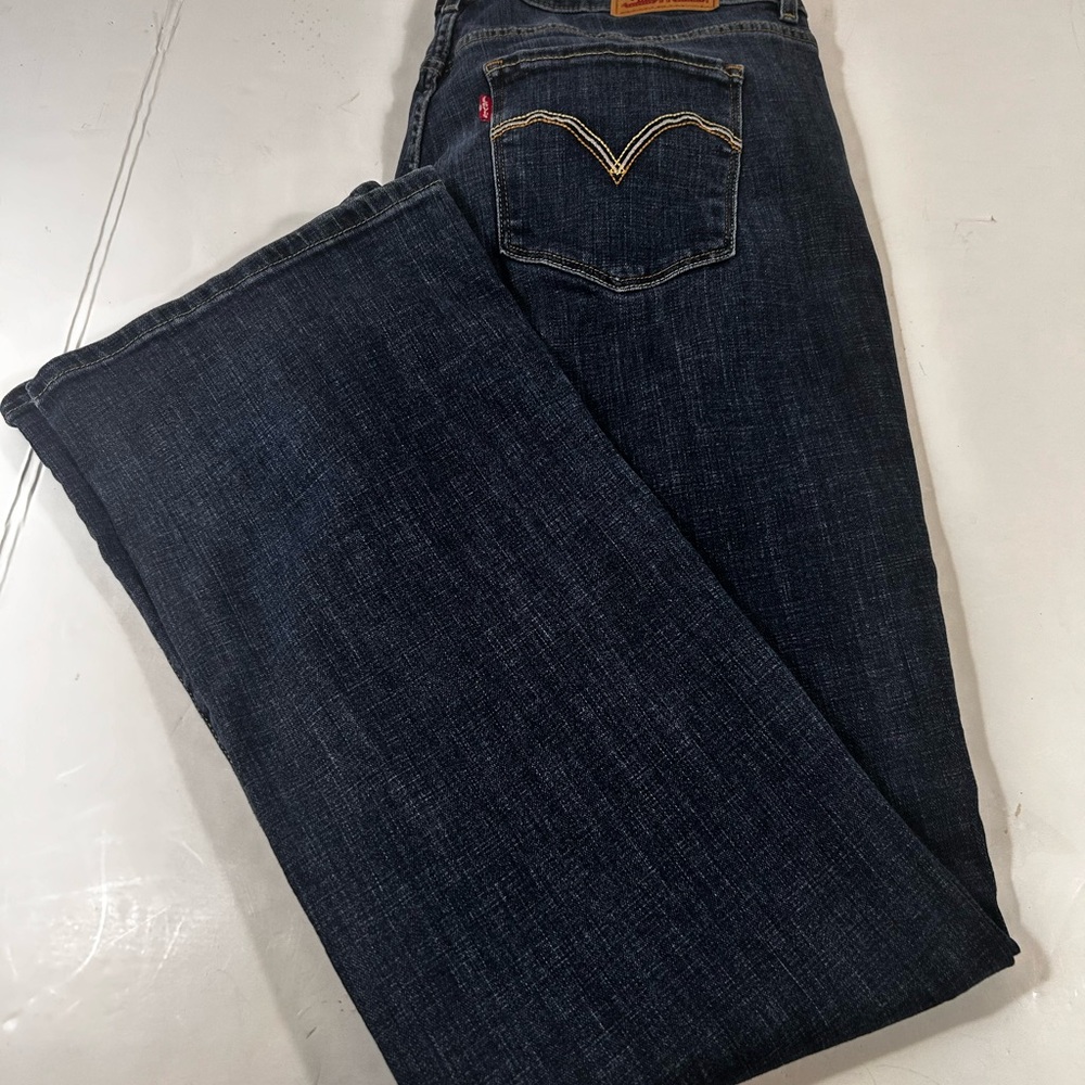Levi's Blue Straight Leg Jeans Classic Denim